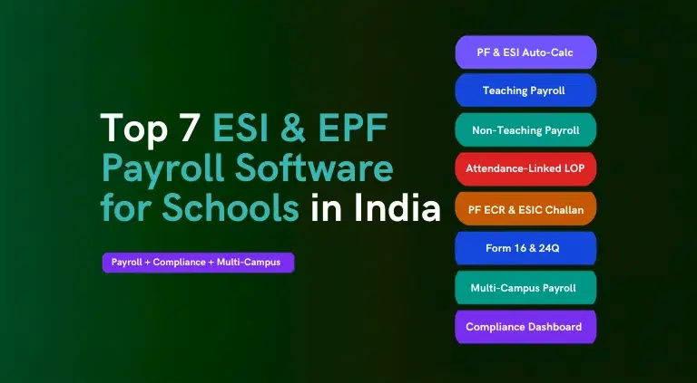 Top 7 ESI and EPF Payroll Software for Schools in India