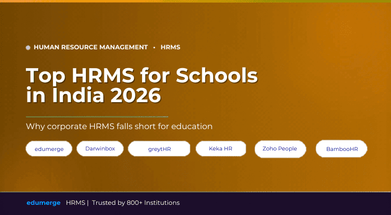 Top HRMS Platforms for Schools in India 2026